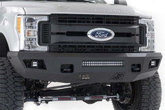 Rough Country Heavy Duty Front LED Bumper - 10787 - Black Patch Performance - ROUG10787