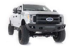 Rough Country Heavy Duty Front LED Bumper - 10787 - Black Patch Performance - ROUG10787