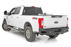 Rough Country Heavy Duty Rear LED Bumper - 10788 - Black Patch Performance - ROUG10788