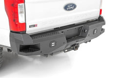 Rough Country Heavy Duty Rear LED Bumper - 10788 - Black Patch Performance - ROUG10788