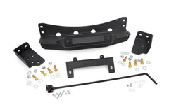 Rough Country Hidden Winch Mounting Plate - 1080 - Black Patch Performance - ROUG1080