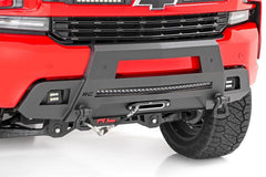 Rough Country LED Winch Bumper - 10805 - Black Patch Performance - ROUG10805