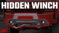 Rough Country LED Winch Bumper - 10805 - Black Patch Performance - ROUG10805