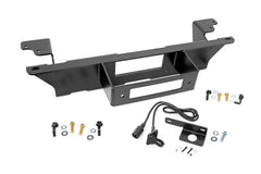 Rough Country Hidden Winch Mounting Plate - 11002 - Black Patch Performance - ROUG11002