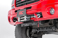 Rough Country Hidden Winch Mounting Plate - 11002 - Black Patch Performance - ROUG11002