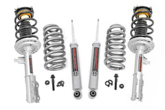 Rough Country 1.5 in Suspension Lift Kit w/Shocks - 110031A - Black Patch Performance - ROUG110031A