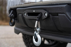 Rough Country Hidden Winch Mounting Plate - 11004 - Black Patch Performance - ROUG11004