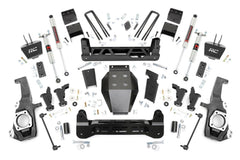 Rough Country 5 in Suspension Lift Kit w/Shocks - 11040 - Black Patch Performance - ROUG11040