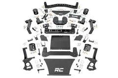 Rough Country 6 in Suspension Lift Kit - 11100 - Black Patch Performance - ROUG11100