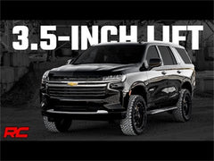 Rough Country 3.5 in Suspension Lift Kit - 11400 - Black Patch Performance - ROUG11400