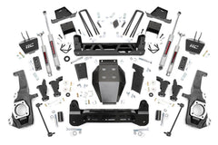 Rough Country 7 in Suspension Lift Kit - 11730 - Black Patch Performance - ROUG11730