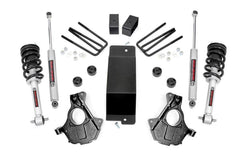Rough Country 3.5 in Suspension Lift Kit w/Shocks - 12132 - Black Patch Performance - ROUG12132
