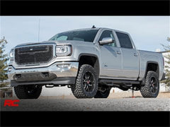 Rough Country 3.5 in Suspension Lift Knuckle Kit w/Shocks - 12430 - Black Patch Performance - ROUG12430