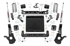 Rough Country 4 in Suspension Lift Kit w/Shocks - 13230 - Black Patch Performance - ROUG13230