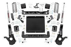 Rough Country 6 in Suspension Lift Kit w/Shocks - 13330 - Black Patch Performance - ROUG13330