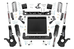 Rough Country Suspension Lift Kit w/Shocks - 13331 - Black Patch Performance - ROUG13331