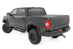 Rough Country OV2 Side Steps - 14005 - Black Patch Performance - ROUG14005
