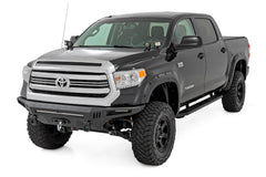 Rough Country OV2 Side Steps - 14005 - Black Patch Performance - ROUG14005