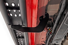 Rough Country OV2 Side Steps - 14007 - Black Patch Performance - ROUG14007