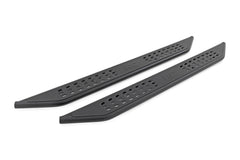 Rough Country OV2 Side Steps - 14008 - Black Patch Performance - ROUG14008
