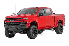 Rough Country OV2 Side Steps - 14009 - Black Patch Performance - ROUG14009