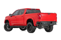 Rough Country OV2 Side Steps - 14009 - Black Patch Performance - ROUG14009