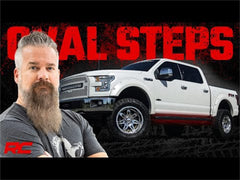 Rough Country Oval Nerf Step Bar - 21005 - Black Patch Performance - ROUG21005