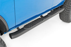 Rough Country Oval Nerf Step Bar - 21011 - Black Patch Performance - ROUG21011