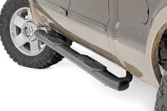 Rough Country Oval Nerf Step Bar - 21013 - Black Patch Performance - ROUG21013