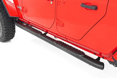 Rough Country Oval Nerf Step Bar - 21015 - Black Patch Performance - ROUG21015