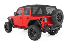 Rough Country Oval Nerf Step Bar - 21016 - Black Patch Performance - ROUG21016