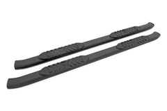 Rough Country Oval Nerf Step Bar - 21017 - Black Patch Performance - ROUG21017