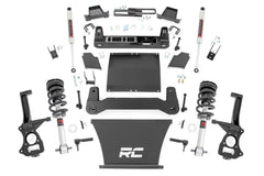 Rough Country 6 in Lift Kit - Suspension w/Shock - 21740 - Black Patch Performance - ROUG21740