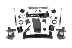 Rough Country 5 in Suspension Lift Kit w/Shocks - 22330 - Black Patch Performance - ROUG22330