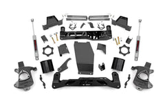 Rough Country 6 in Suspension Lift Kit w/Shocks - 22731 - Black Patch Performance - ROUG22731