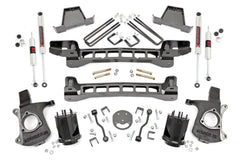 Rough Country 6 in Suspension Lift Kit w/Shocks - 23440 - Black Patch Performance - ROUG23440