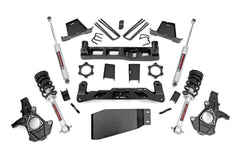 Rough Country 6 in Suspension Lift Kit w/Shocks - 23633 - Black Patch Performance - ROUG23633
