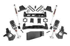 Rough Country 6 in Suspension Lift Kit w/Shocks - 23640 - Black Patch Performance - ROUG23640
