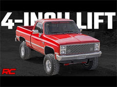 Rough Country 4 in Suspension Lift Kit w/Shocks - 245.20 - Black Patch Performance - ROUG245.20