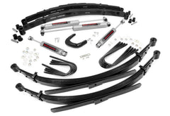 Rough Country 4 in Suspension Lift Kit w/Shocks - 245.20 - Black Patch Performance - ROUG245.20