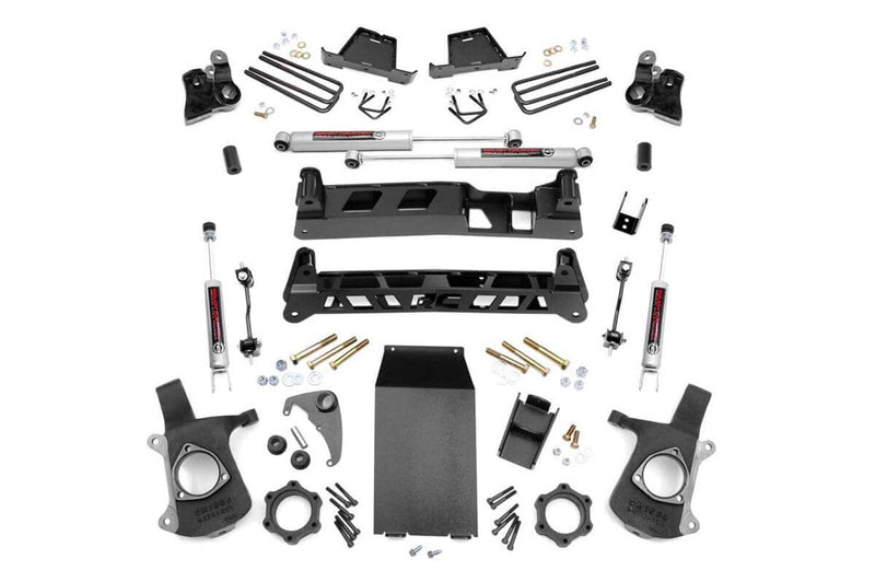 Rough Country 4 in Suspension Lift Kit - 25830 - Black Patch Performance - ROUG25830