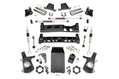 Rough Country 6 in Suspension Lift Kit w/Shocks - 27240 - Black Patch Performance - ROUG27240