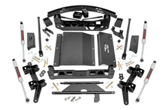 Rough Country 6 in Suspension Lift Kit w/Shocks - 27640 - Black Patch Performance - ROUG27640