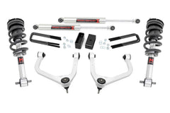 Rough Country 3.5 in Lift Kit-Suspension w/Shock - 29540 - Black Patch Performance - ROUG29540