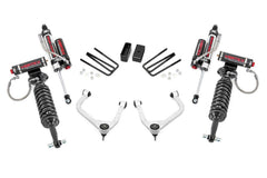 Rough Country 3.5 in Suspension Lift Kit w/Shocks - 29550 - Black Patch Performance - ROUG29550