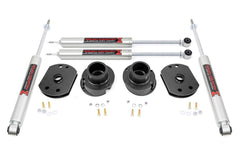 Rough Country 2.5 in Suspension Lift Kit w/Shocks - 30240 - Black Patch Performance - ROUG30240