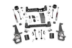 Rough Country 4 in Suspension Lift Kit w/Shocks - 33331 - Black Patch Performance - ROUG33331