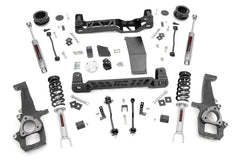Rough Country 4 in Suspension Lift Kit w/Shocks - 33332 - Black Patch Performance - ROUG33332