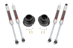 Rough Country 2.5 in Leveling Lift Kit w/Shocks - 37740 - Black Patch Performance - ROUG37740