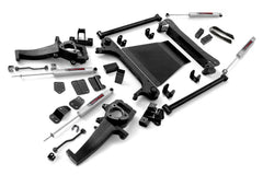 Rough Country 4 in Suspension Lift Kit w/Shocks - 380.20 - Black Patch Performance - ROUG380.20